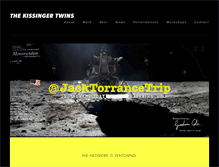 Tablet Screenshot of kissingertwins.com